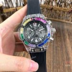 Hublot Big Bang Unico Replica Watches Rainbow Bezel Skeleton Dial_th.jpg